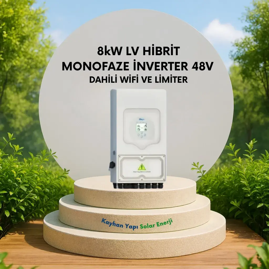 Hibrit On-Grid İnverter 8kW Monofaze