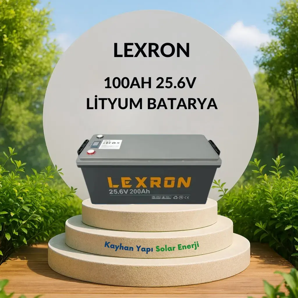 Lityum Batarya 100Ah 25.6V LiFePO4