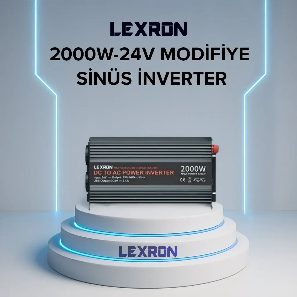Modifiye Sinüs İnverter 2000W 24V