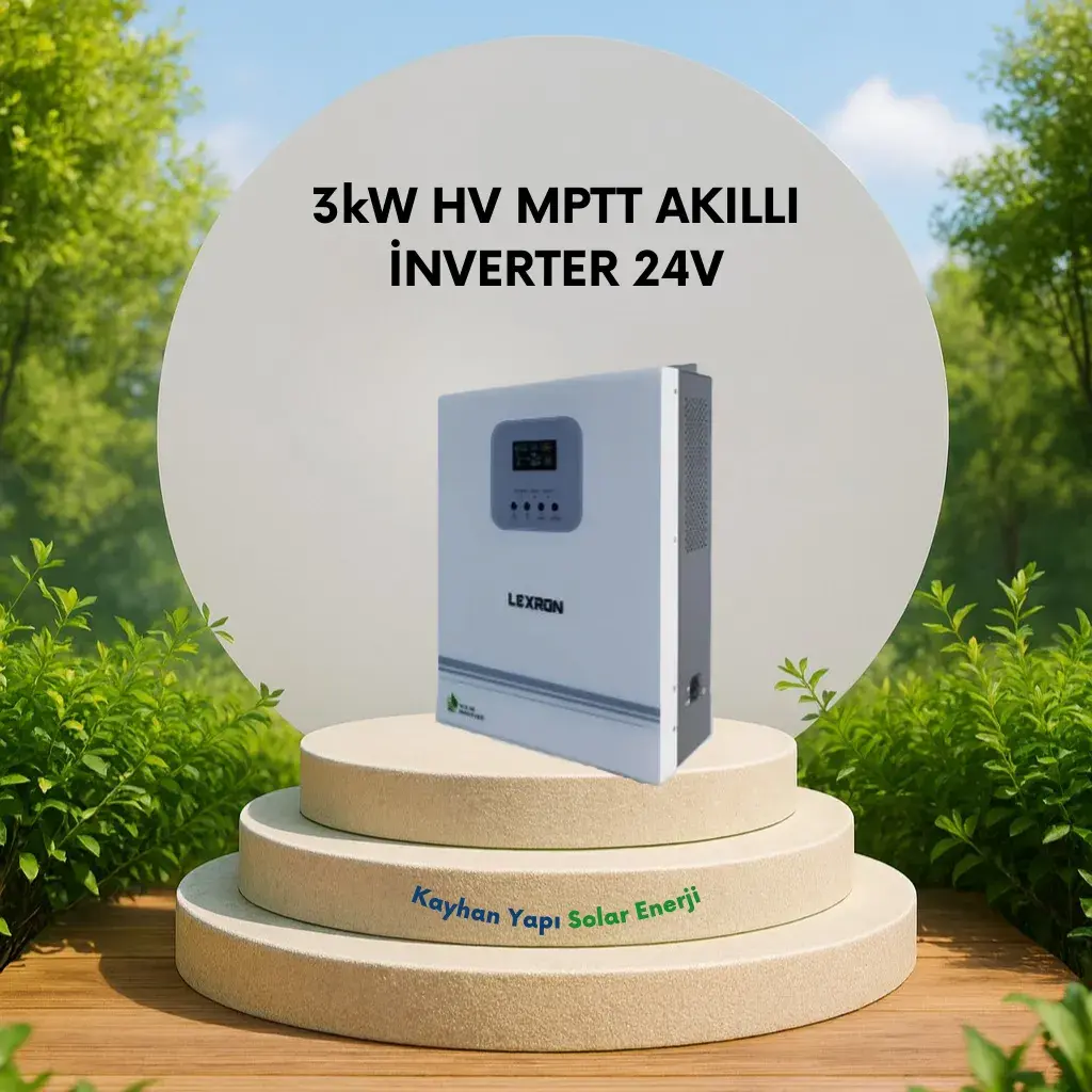 MPPT Akıllı İnverter 3kW HV 24V Lexron