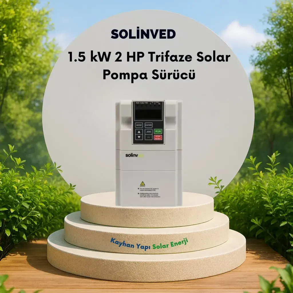 Solar Pompa Sürücü 1.5kW (2HP) Trifaze