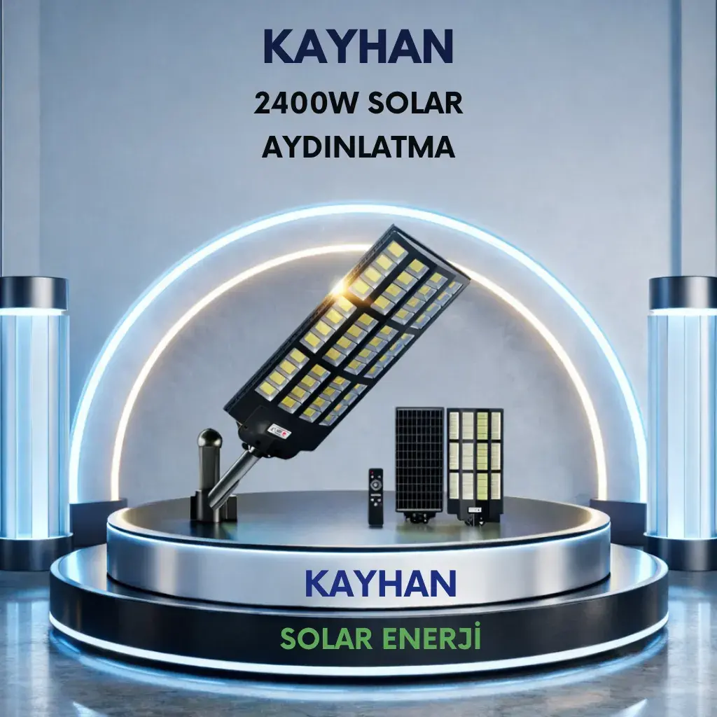 Solar Sokak/Bahçe Lambası 2400W