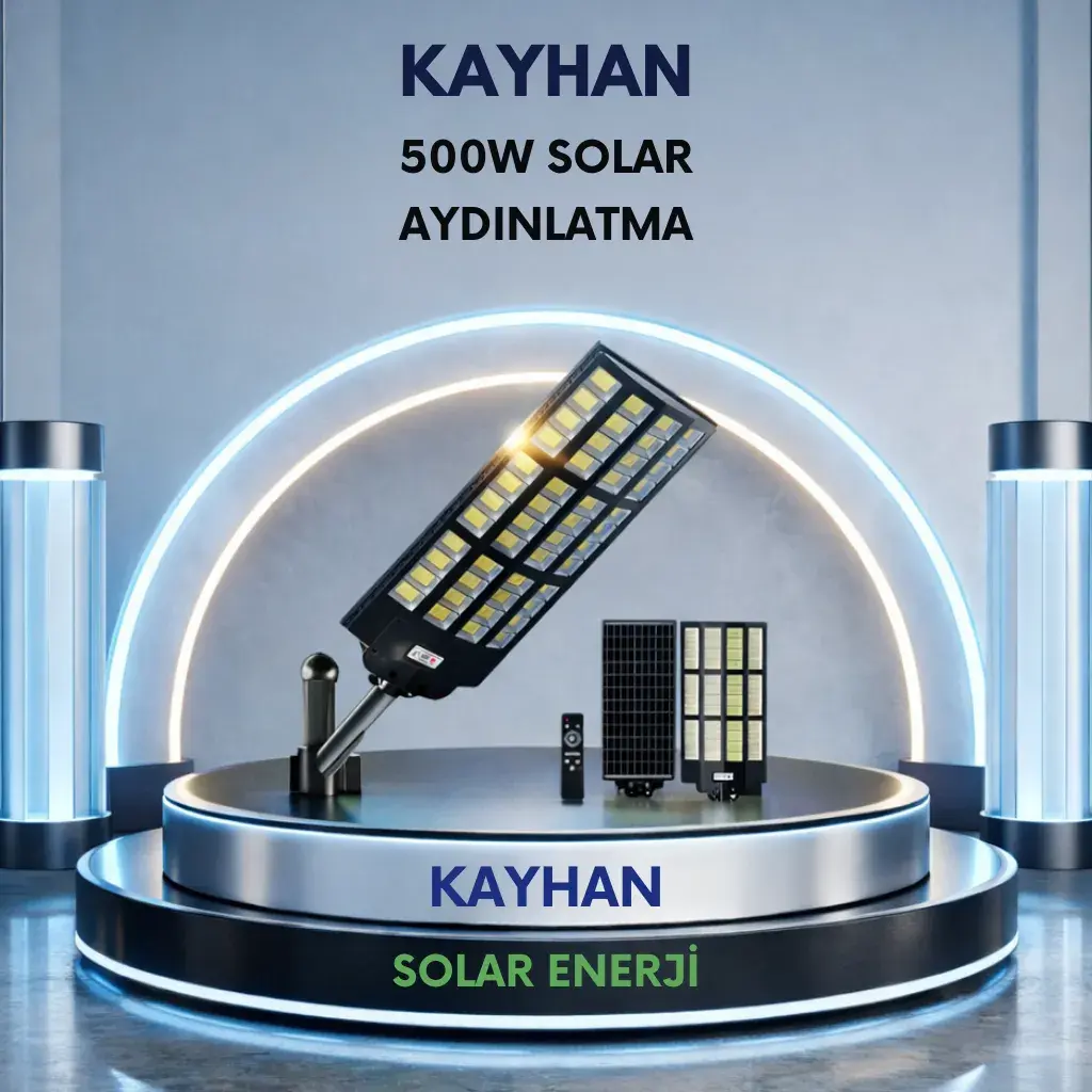 Solar Sokak/Bahçe Lambası 500W
